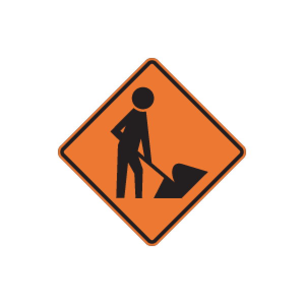 Traffic Sign | W21-1A