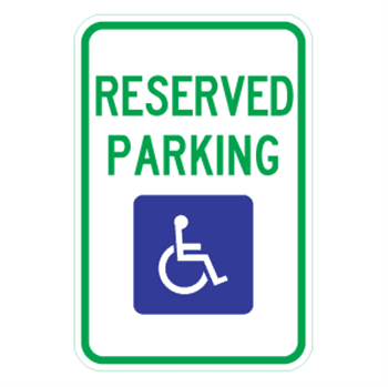 Reserved Parking Sign | R7-8