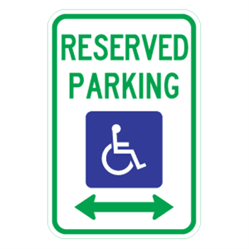Reserved Parking Sign | R7-8D