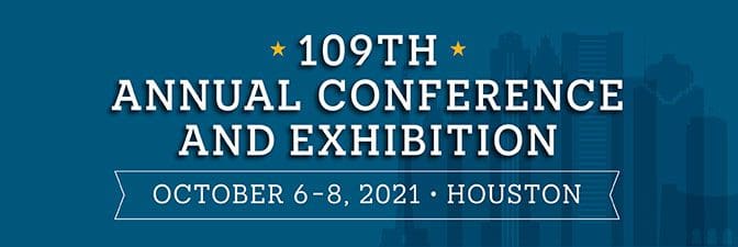 109th Annual Conference and Exhibition Banner