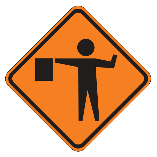 CW20-7 Flagger Sign