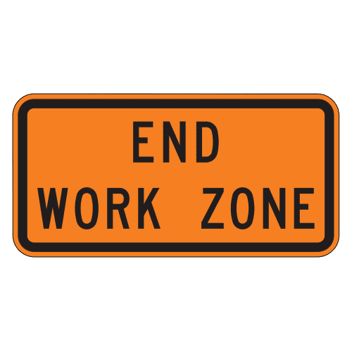 G20-2bT End Work Zone Sign