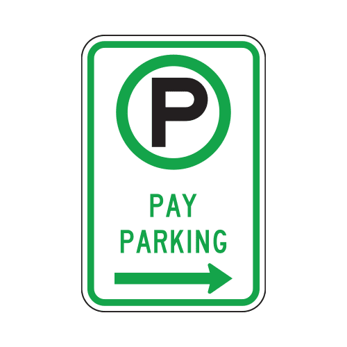R7-22R Pay Parking Sign