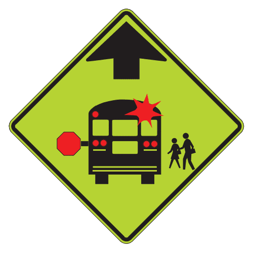 S3-1 School Bus Stop Symbol Sign