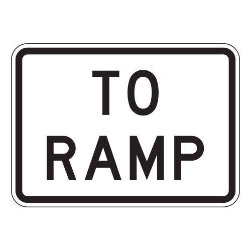 R1-2bTP To Ramp Sign