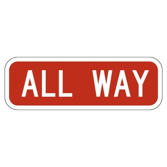 R1-3P All Way Sign
