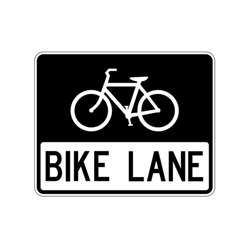 R3-17 Bike Lane Sign