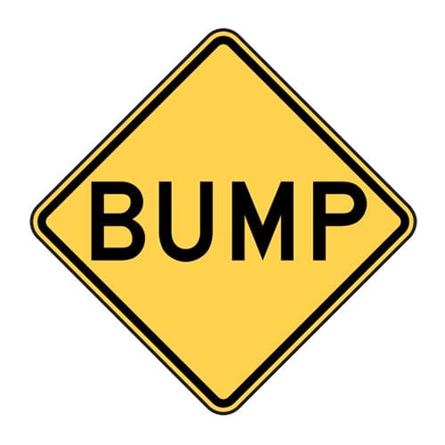 W8-1 Bump Sign