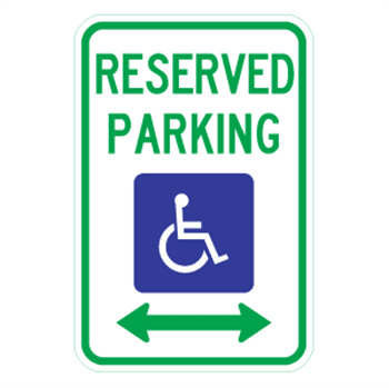 Reserved Parking Sign