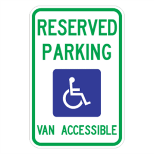 Reserved Parking Sign