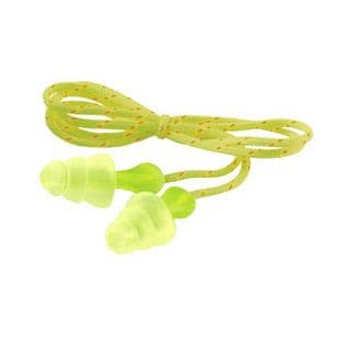 3M Tri-Flange Cloth Corded Earplugs