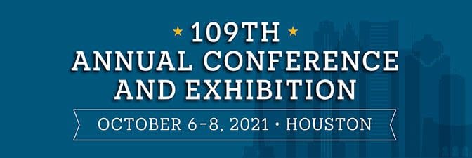 109th Annual Conference and Exhibition Banner