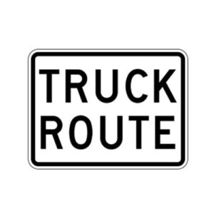 R14-1 Truck Route Sign