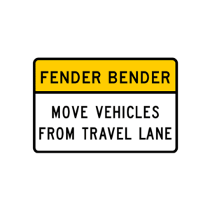 R16-4 Fender Bender Sign