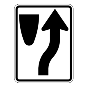 R4-7 Keep Right Sign