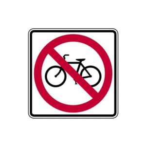 R5-6 No Bicycles Sign