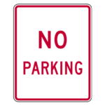 R8-3a No Parking Sign - Transline Industries