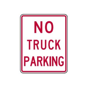 R8-3kT No Truck Parking Sign
