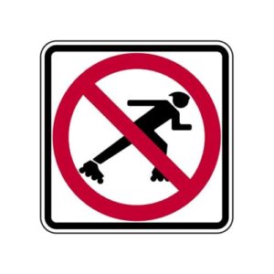 R9-13 No Skaters Sign