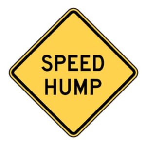 W17-1 Speed Hump Sign