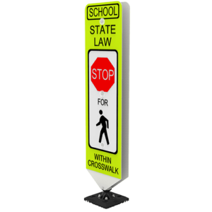 In-Street Pedestrian Crosswalk Sign