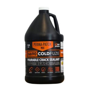 Perma-Patch 6690 ColdFuze Pourable Black Crack Sealant