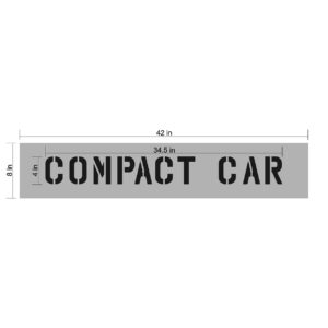 4 in Compact Car Stencil