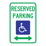 Reserved Parking Sign | R7-8D