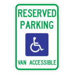 Reserved Parking Sign | R7-8VA