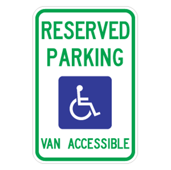 Reserved Parking Sign | R7-8VA