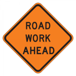 CW20-1D Road Work Ahead Sign