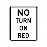 R10-11a No Turn on Red Sign