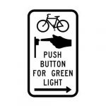 R10-26R Push Button for Green Light (Right Arrow) Sign