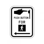 R10-3L Push Button for Walk Signal Sign