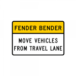 R16-4 Fender Bender Sign