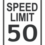 R2-1 Speed Limit Sign