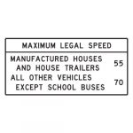 R2-4cT Maximum Legal Speed Sign