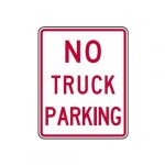R8-3kT No Truck Parking Sign