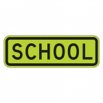 S4-3P Rectangle School Sign